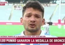 La desafortunada dedicatoria de un jugador de Los Pumas: “A mi novia, que se comió miles de p…”