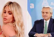 Se filtró chat de Flor Peña y Alberto Fernández: qué se decían en privado