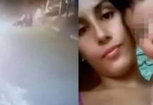 Estremecedor: el instante en que una madre y su bebé son rociados con combustible y prendidos fuego