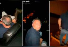 Video: el momento en que una mujer descubre a su esposo con la otra en el cine