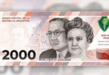 El billete de $2.000 entra en circulación a partir de hoy